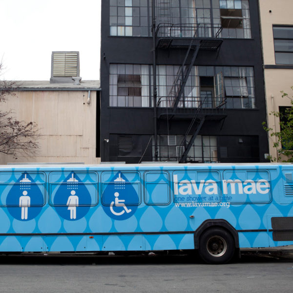 Blue Lava Mae Bus