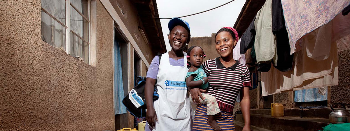 Family stranding in streets in Africa