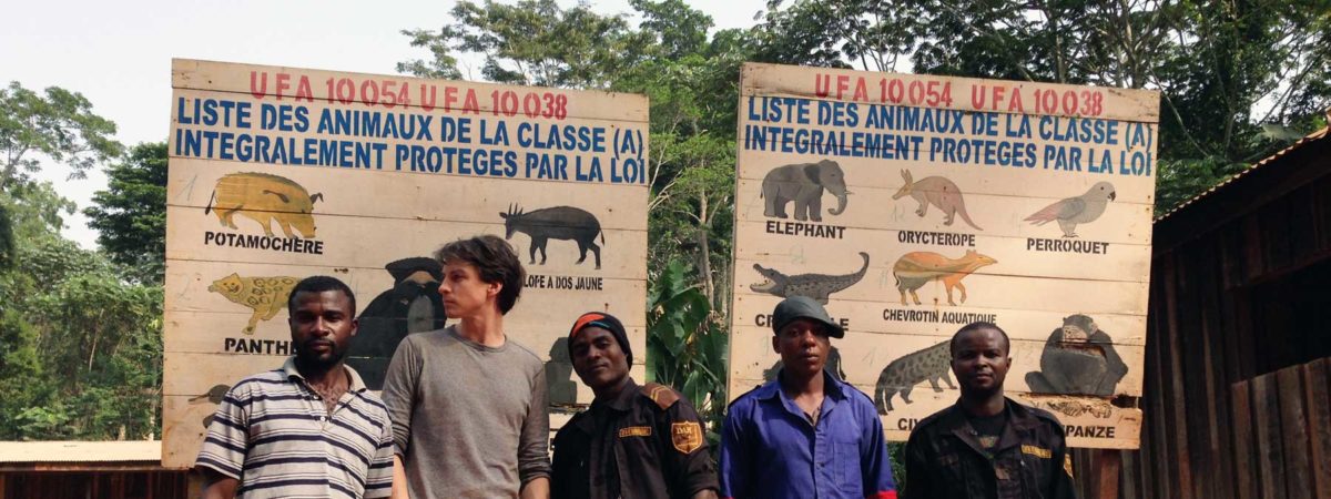 Group of rainforest protectors gathered together