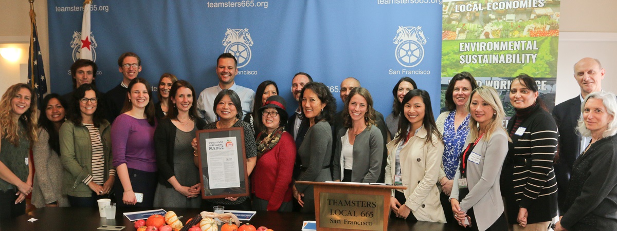 Center for Good Food Purchasing is recognized with an award