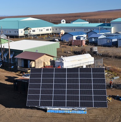 Large pane of solar panels