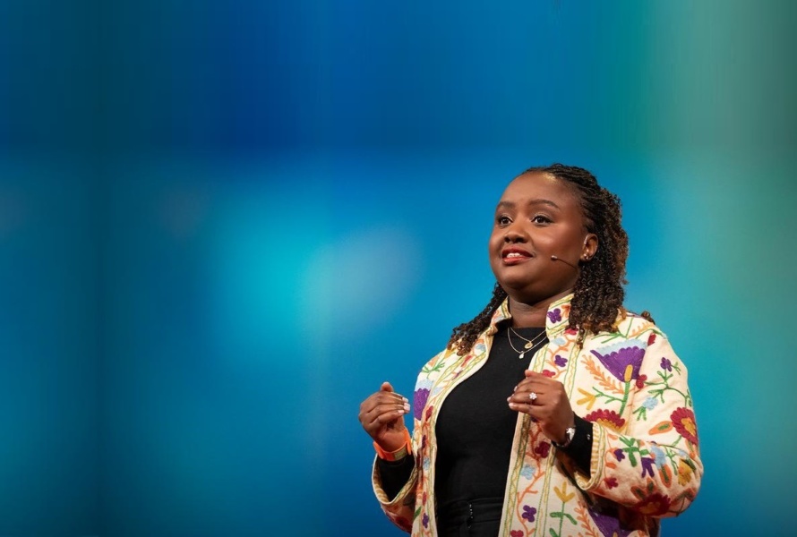 Wawira Njiru onstage at TED