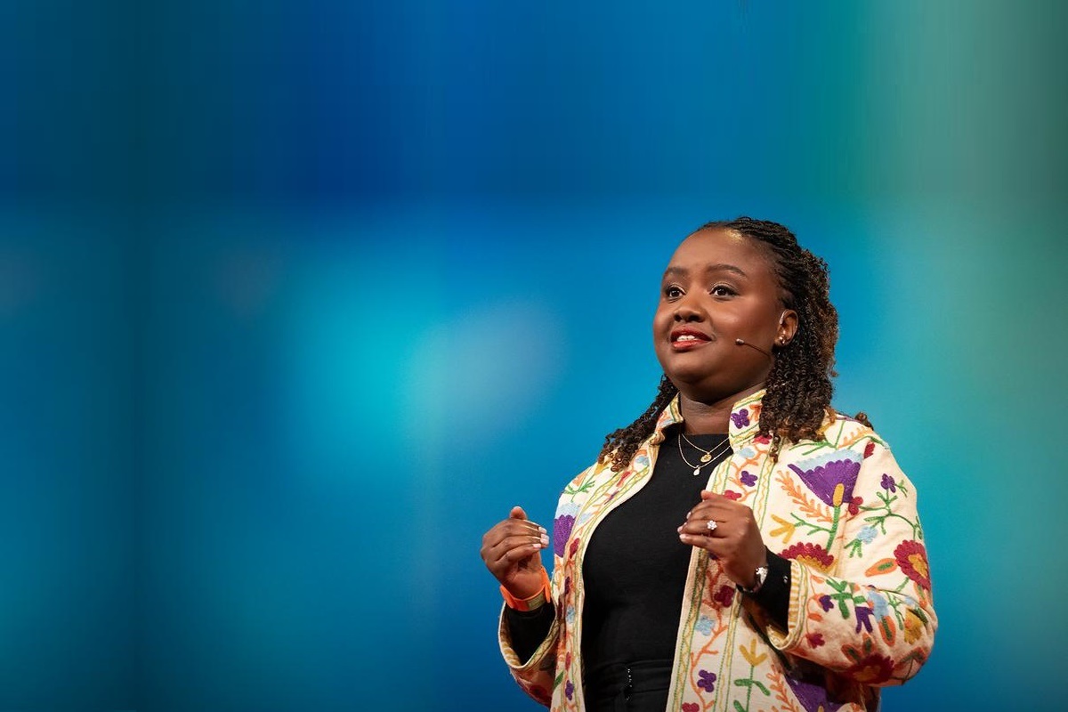 Wawira Njiru onstage at TED