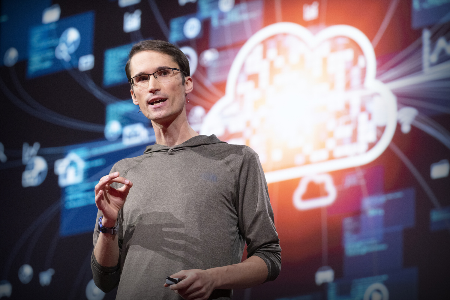 Gavin McCormick speaks at Session 5 at TED Countdown Summit on October 14, 2021. TED Countdown Summit. October 12-15, 2021, Edinburgh, Scotland. Photo: Ryan Lash / TED